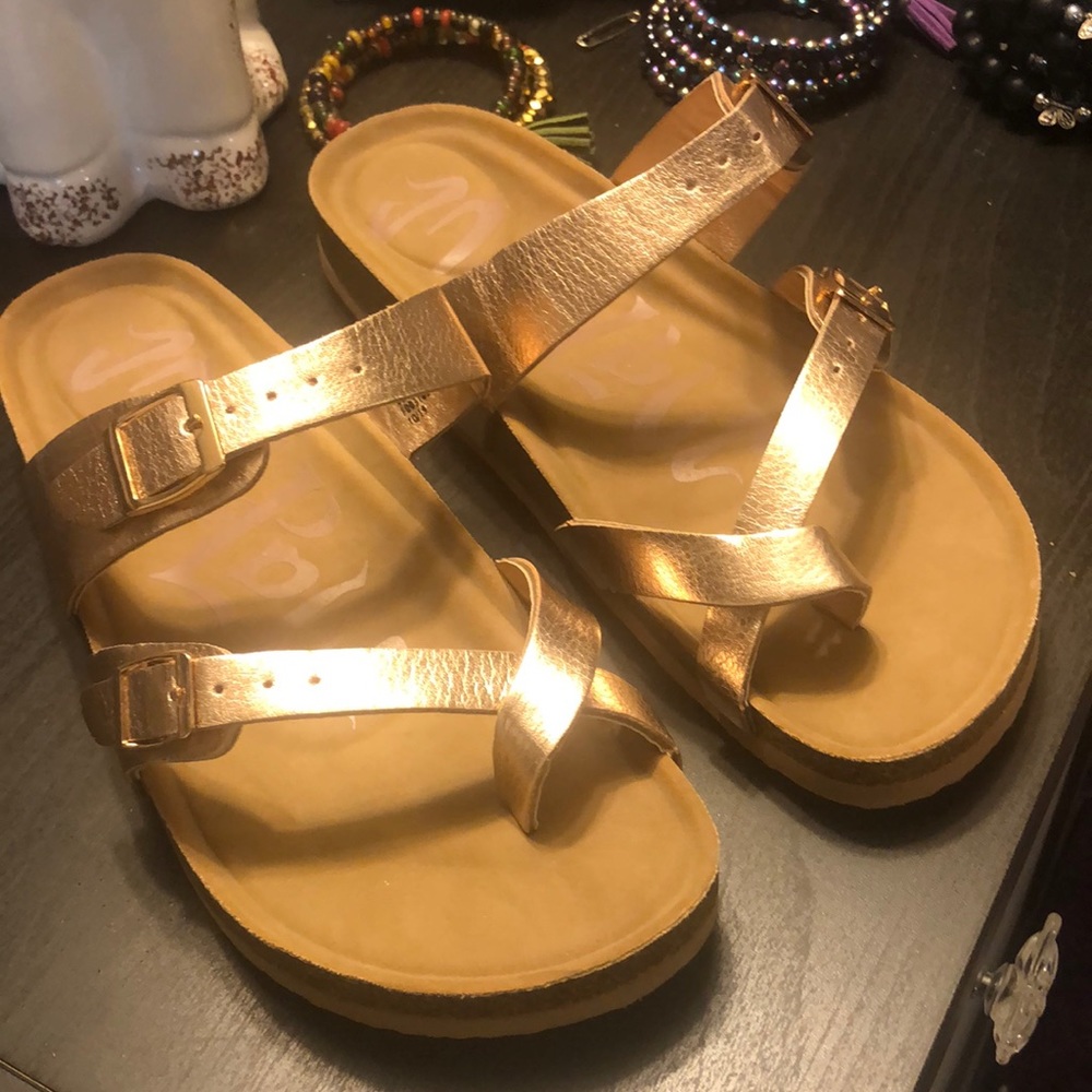 Rose Gold Sandals
